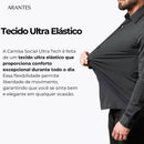 Compre 1 Leve 2 | Camisa Social Ultra Elastech Anti amassados + Relogio de Brinde